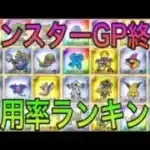 【ドラクエウォーク】グランプリシーズン1終了！直近200戦の使用率やっぱりあのモンスターが人気すぎた！【モンスターグランプリ】