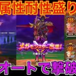 【ドラクエウォーク】メラ属性耐性盛り盛りで回復役1人初見フルオート！