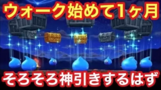 【ドラクエウォーク】ウォーク始めて1ヶ月！そろそろ限定装備が来る予定なのでクリフトの聖杖狙います！