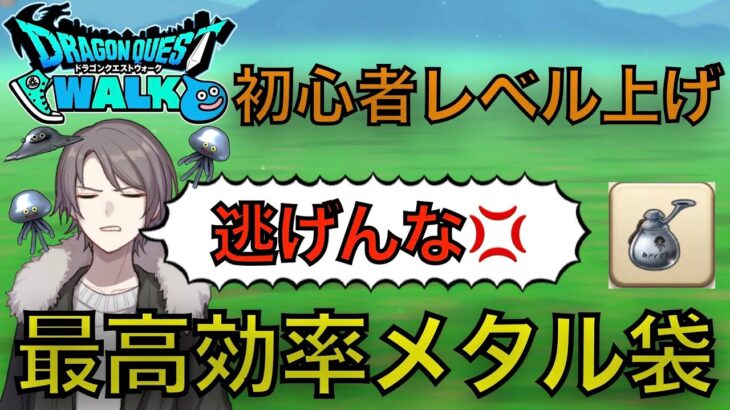 【ドラクエウォーク】超初心者講座♯5 メタル袋の最適な使い方　レベリング効率が爆上がり