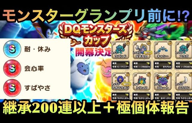 【ドラクエウォーク】モングラ前に絶対すべき⁉︎ 継承200連以上＋手に入れた極個体報告【ドラゴンクエストウォーク】