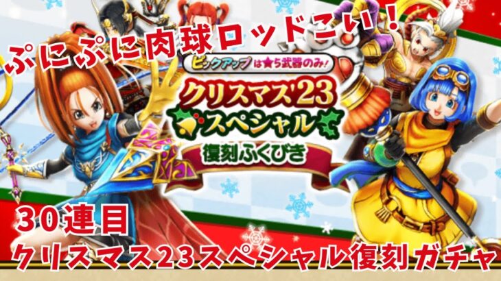 【ドラクエウォーク】クリスマス23スペシャル復刻ガチャ30連目