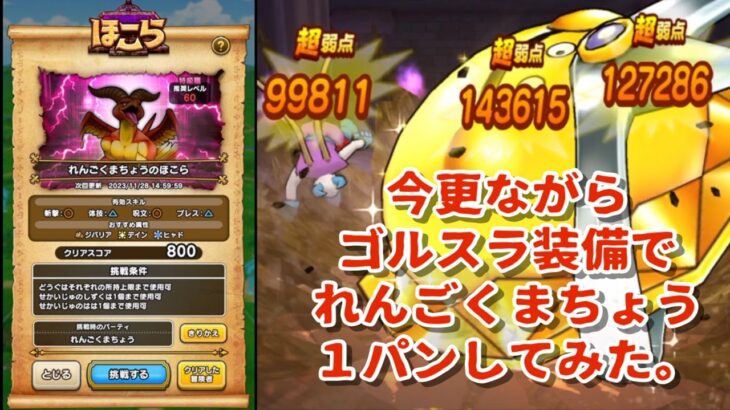 【ドラクエウォーク】れんごくまちょうのほこら攻略！#ドラクエウォーク #dqw