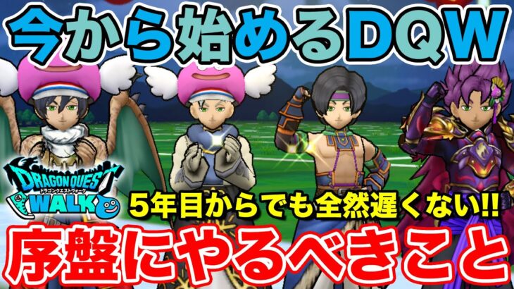 【DQW】5年目から始めるドラクエウォーク!! 序盤に絶対やるべきこと!!【ドラクエ】