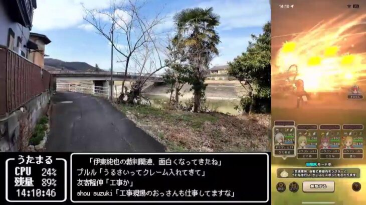 【ドラクエウォークLive】イベント「ガラスのくつを目指して」第２章と越生梅林さんぽ【ニコ生同時配信】