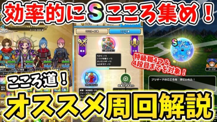 【ドラクエウォーク】新規向けこころ道の解説！こころ集めのオススメ周回場所はここ！【DQW】