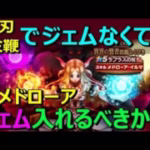 【ドラクエウォーク】メドローア・イルマにはジェムを入れるべきか考える！もうジェムないぜ！