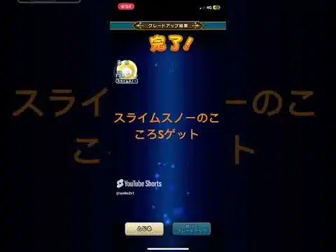 @syoku2n1 ドラゴンクエストウォーク ついにスライムスノーのこころSゲット