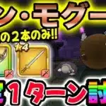【ドラクエウォーク】あの星4武器と魔刃で1ターン終了!!武器難民でもできる!!ドン・モグーラのほこら制限なしを簡単１ターン討伐!!