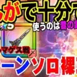 【ドラクエウォーク】ぎんがのつるぎと古い武器で十分!!防具・アクセは必要無し!!メガモン魔性の道化師ドルマゲスを３ターンソロ裸攻略!!