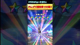 【ドラクエウォーク】【地道にウォーキング、コツコツ貯めた補助券で60連!!】#shorts #ドラクエウォーク