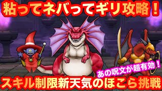 【ドラクエウォーク】粘ってネバってギリ攻略！スキル制限新天気のほこら挑戦。アルゴングレート強すぎやろ。【ドラゴンクエストウォーク】