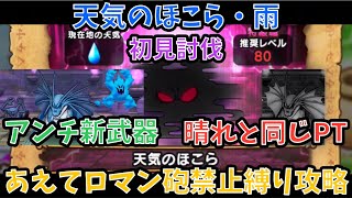 【ドラクエウォーク】天気 のほこら 雨 ワンパンロマン砲禁止縛り初見討伐 【ドラゴンクエストウォーク】