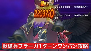 獣槍兵フラーガ 1ターンワンパン攻略 【ドラクエウォーク】