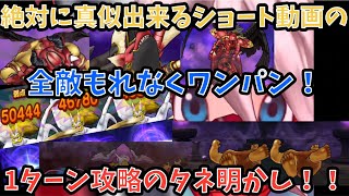 【ドラクエウォーク】ショート動画の1ターンキル攻略のタネ明かし【ドラゴンクエストウォーク】