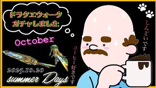 ドラクエウォークしながら散歩に出かけました。そしたらガチャのチケットが溜まってたのでやってみた！🤩