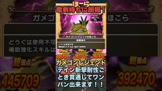 ガメゴンレジェンドのほこら ロトの竜剣あれば青スキル制限でも1ターンキル