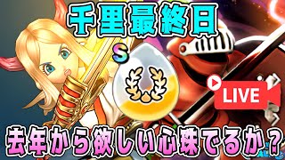【ドラクエウォーク】千里最終日。去年から欲しい心珠出るか？【dqw】