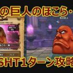 【ドラクエウォーク】炎の巨人のほこら・強を1ターンで攻略