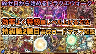【ドラクエウォーク】目指せ特級職レベル50！！効率よく経験値稼ぐ方法＆特級職2職目についての育成ロードマップ解説【6.5周年～Reゼロから始めるドラクエウォーク】part15