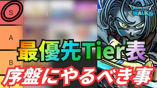 【ドラクエウォーク】最優先Tier表！序盤にやるべき事！迷わずまずこれやってください！【初心者必見】