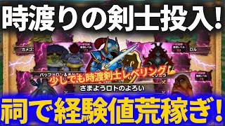 【ドラクエウォーク】時渡りの剣士をほこらに実戦投入！！ほこら周回でもレベリングじゃーー！！