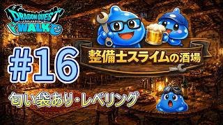 ドラゴンクエストウォーク【整備士スライムの酒場#107 】　テレシア地図にて、レベリング【上級職・特級職・匂い袋使用】16日目おまけ】４０周年心珠ボックス開封！