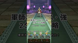 【ドラクエウォーク】軍師ホメロス・強ほこら2ターン攻略　 #ドラクエウォーク