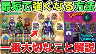 【ドラクエウォーク】最短で強くなるために一番重要なことを解説！レベル上げや心集めに時間もかかるのでゆっくり育成するのもオススメです！【DQウォーク】勇者のつるぎ　初心者　復帰勢　職業転職オススメ　
