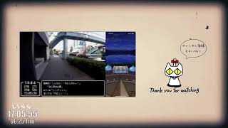【ドラクエウォークLive】DQⅪ 命の大樹編 第５章と新メガモン「リーズレット」と雨の川越散歩【ツイキャス、ニコ生同時配信】